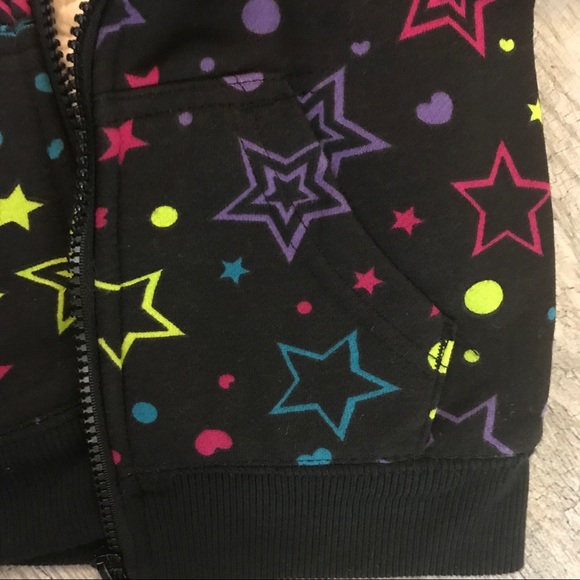 Baby’s Black and Rainbow Star Winter Coat - Picture 3 of 7